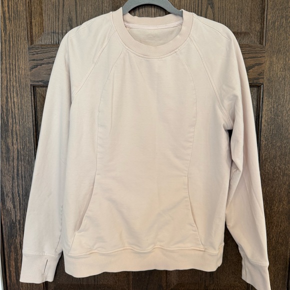 lululemon athletica Sweaters - Lululemon Scuba Crewneck Sweatshirt in Silk Rose - Size 10